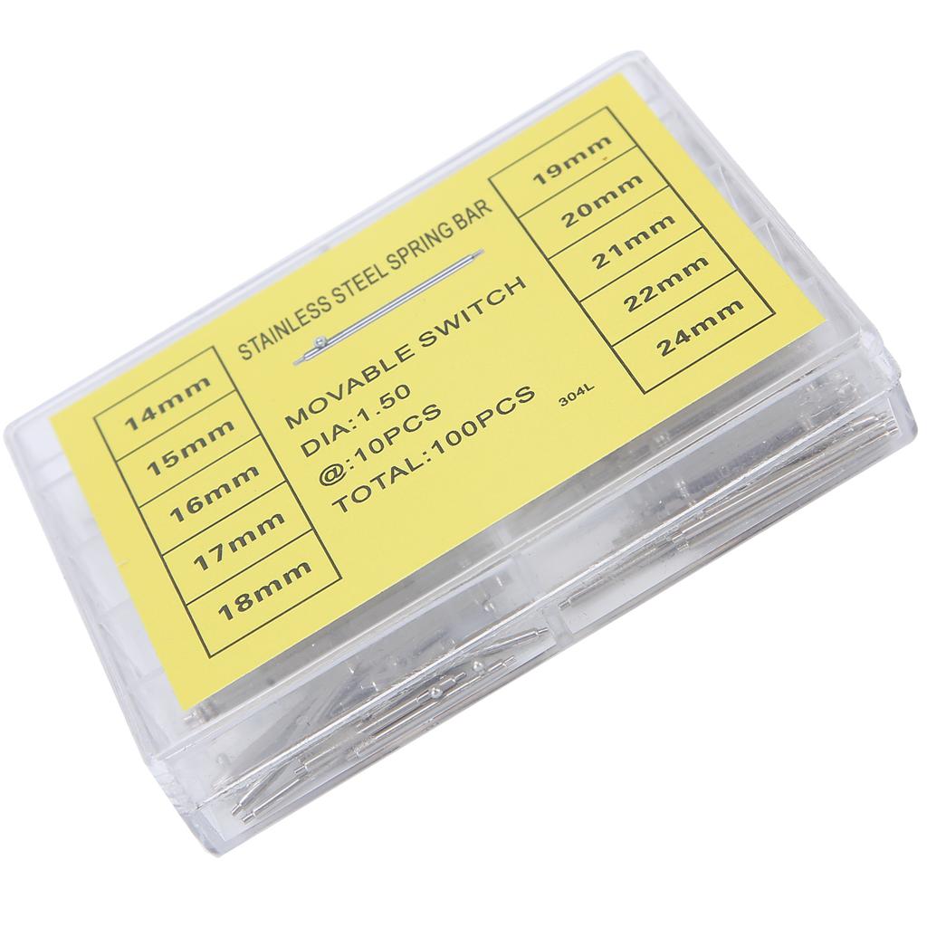 1.5mm   0.06in Thickness Quick Release Spring Bars Strap Link Pins Watch Repair Tool