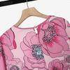 ZANZEA Damen Halbsleeve Blumenprint Bluse und Lange Hose Lässige Zweiteilige Sets