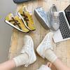 European Station Color Matching Mesh Forrest Gump Shoes Women's 2025 Spring New Breathable Versatile Lightweight Casual Sports Running Shoes