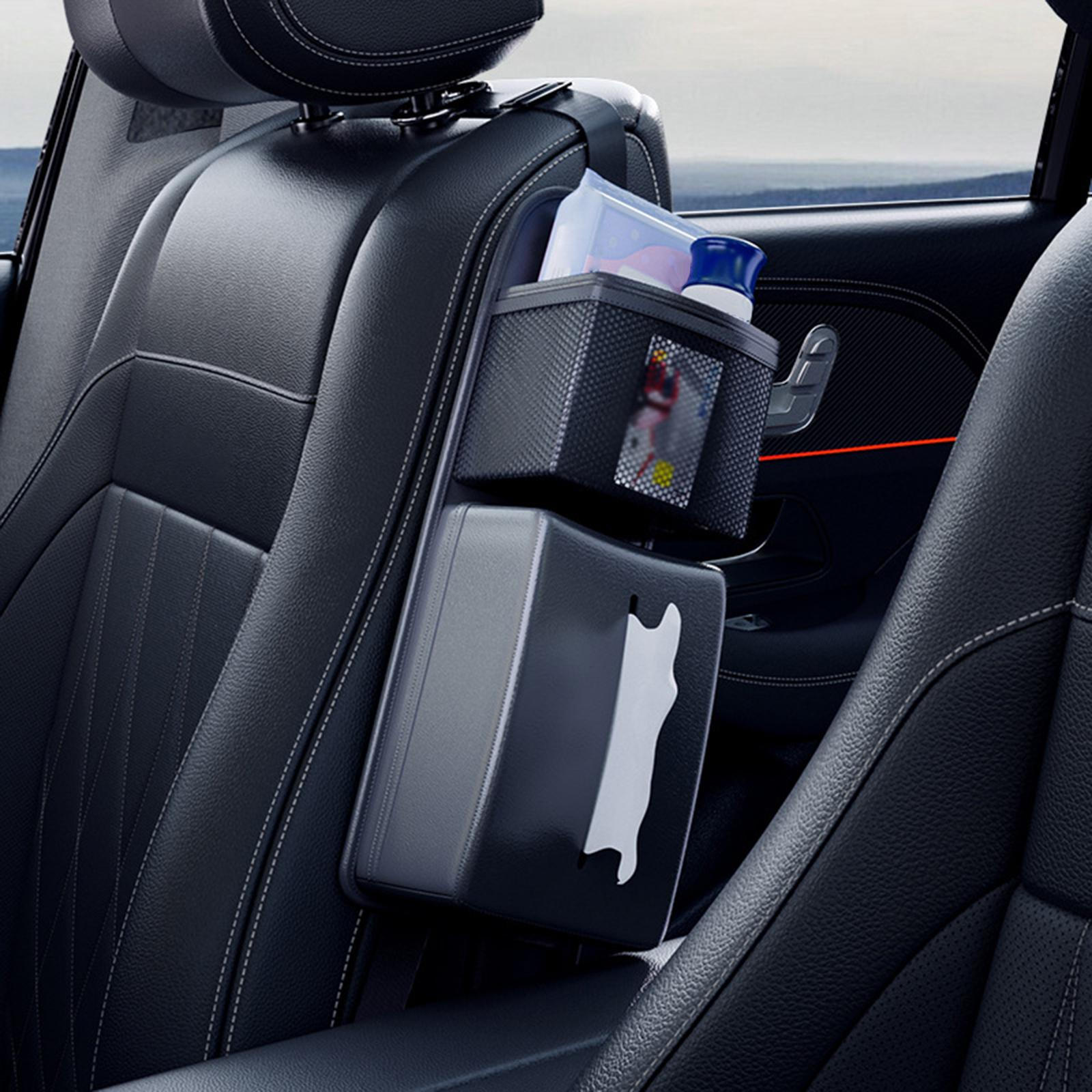 

Auto Seat Side Storage Bag Tissue Holder Multifunctional Organizer