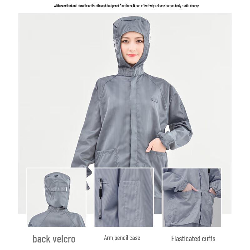 Sichen Binfen Unisex Anti-static Hooded Cleanroom Suit