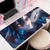 Mauspad Büro-PC-Zubehör Tastaturmatte Anime-Muster Rutschfeste Gummi-Mausmatte Ddemon Slayer Obanai Iguro Gamer Schreibtischmatte