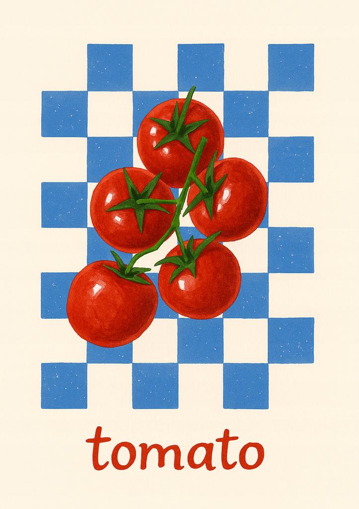 Poster 30X40 Tomato Tomatoes Retro Vintage Kitchen Decoration