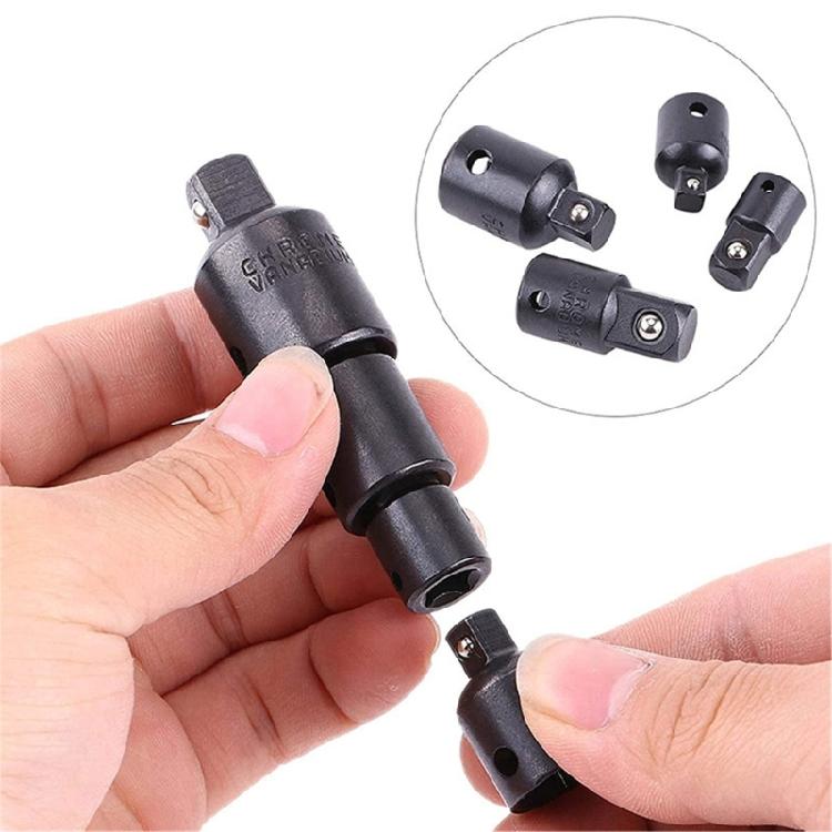 4 Piece 1/2" 3/8" 1/4" Drive Socket Adapter Converter Kit Precisions Antislip Technology For Power Tool Accessories