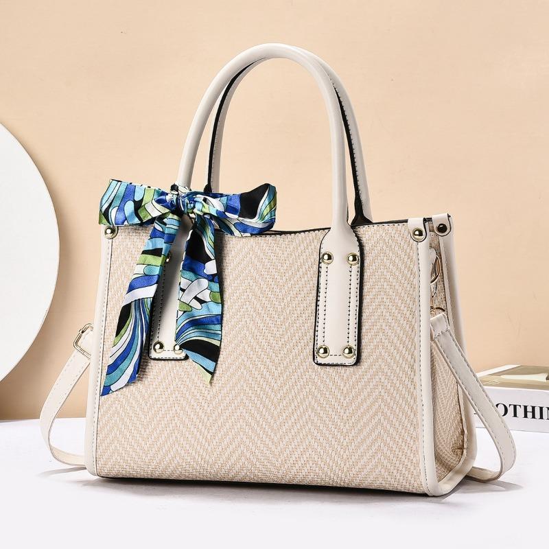 Tote Bag Women's Crossbody Bag Urban Minimalist Style PU Material Large Size Zipper Opening Soft Shape Square Daily Handbags
