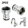 2pcs Adapter Connector Faucet Hose Thread Garden Hose