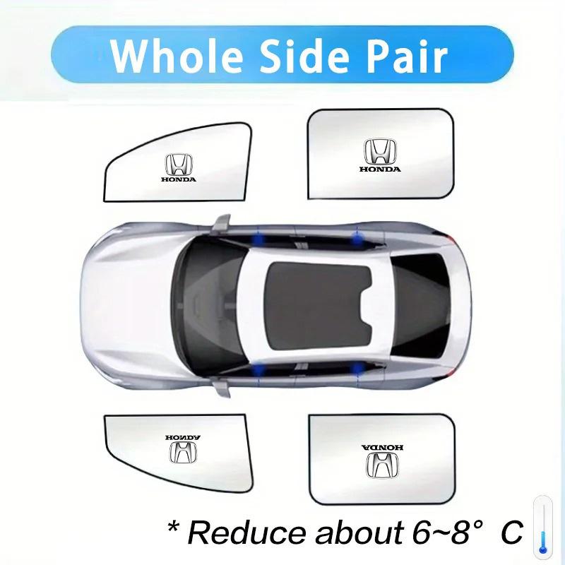 Car SunShade Windscreen Front Window Visor Sun Protect Plaid For Honda Civic Fit Jazz Accord Pilot CRV Odyssey Passport City HRV