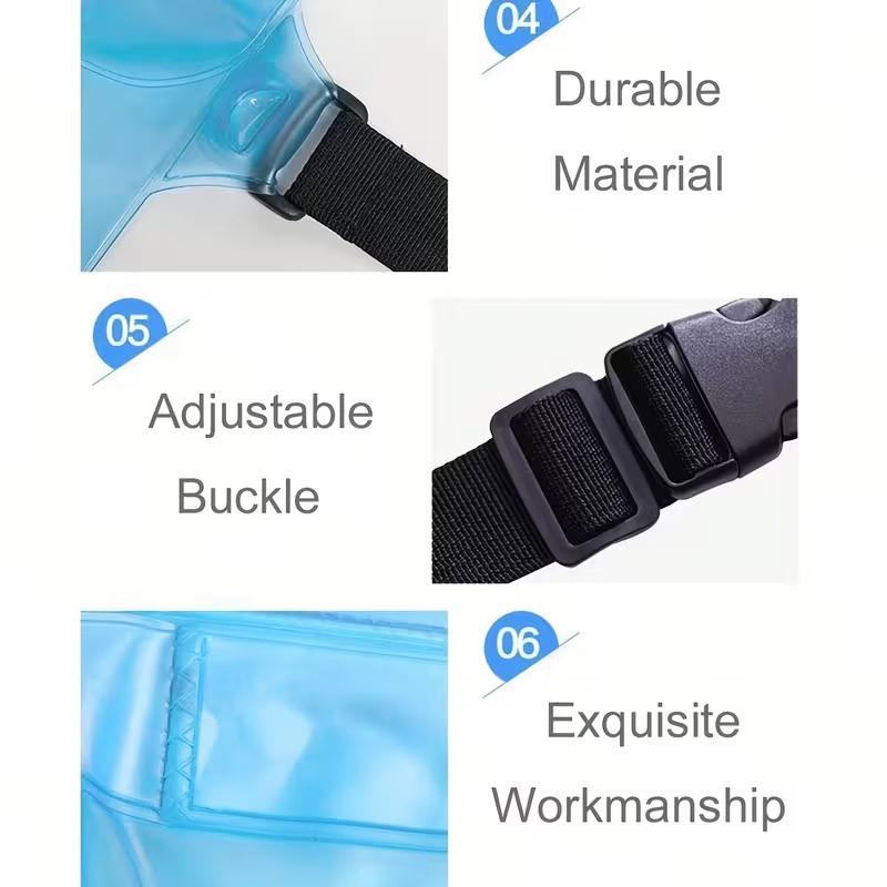 Waterproof Swimming Bag Sealing Waist Pack Beach Phone Storage Bag Drift Diving Bag Forhiking, Travel,Outdoor Activities