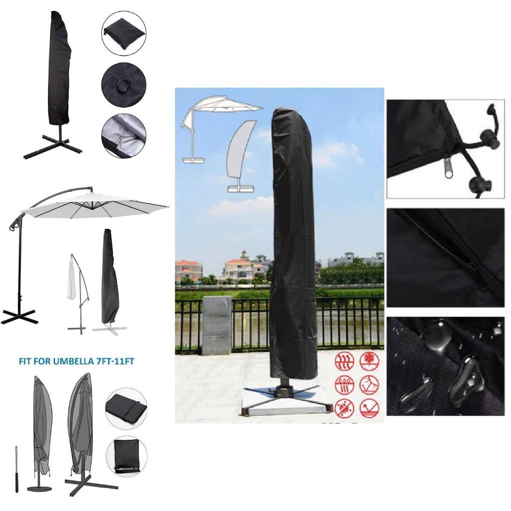 Durable Oxford Fabric Umbrella Cover Waterproof Dustproof Outdoor Use