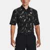 Under Armour Iso-Chill Golf Short Sleeve Polo Shirt Men tops Black 1366249-001