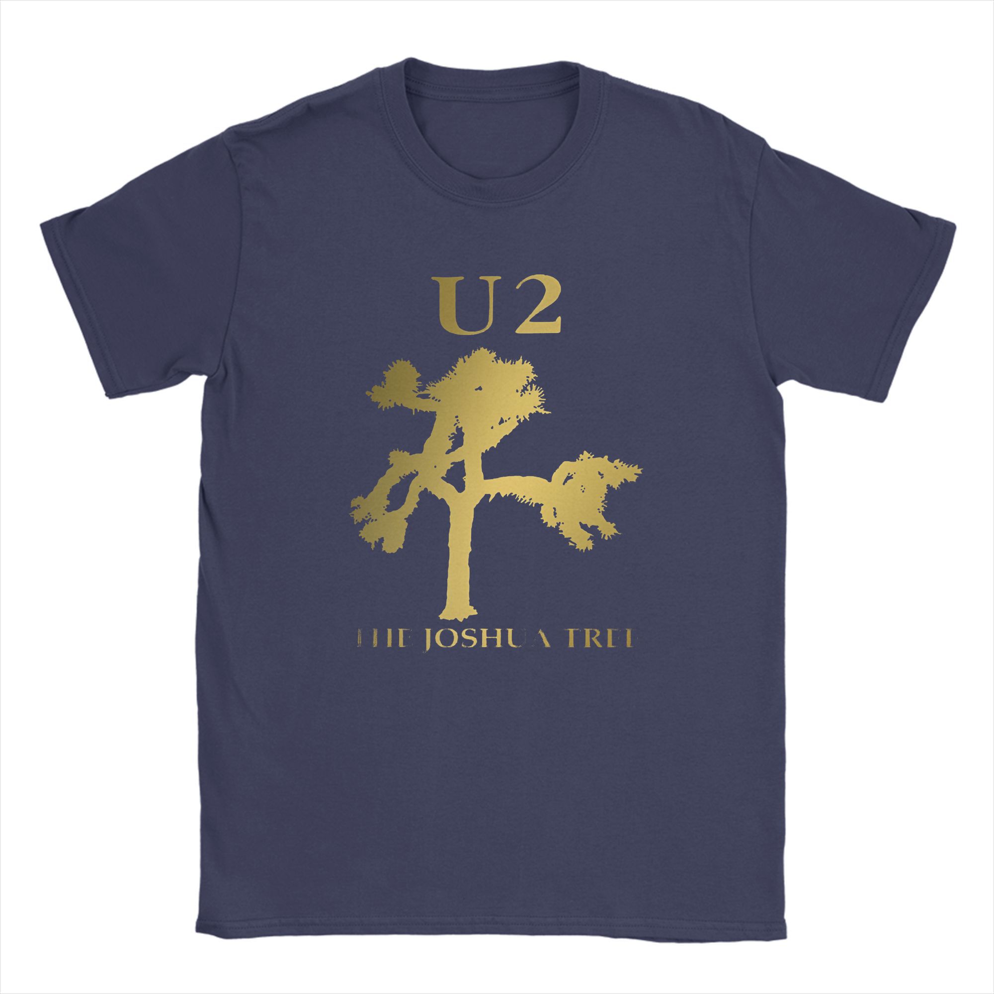 

Чоловічі футболки U2 Band Преміум Бавовняний одяг Joshua Tree Божевільні футболки з коротким рукавом і круглим вирізом Вечірні футболки 3XL