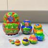 Russian Nesting Dolls Handmade Wooden Crafts Painted Toy 10 Layers Strawberry Linden Wood Children's Puzzle