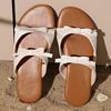 N Nü Age Reduction Bow Flat Slippers Summer Fashion Casual Lightweight Outdoor Sandals