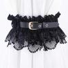 Fashionable Lace Waistband Elastic Outer Wear, Wide Waist Outer Dress, Shirt