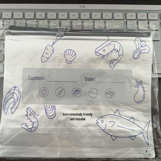 

Пакет с герметичной застежкой из пищевой алюминиевой фольги для холодильника/морозильника