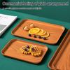 Neue rechteckige Palette Kunststoff Nordic Style Tablett Aufbewahrungstablett Esstisch