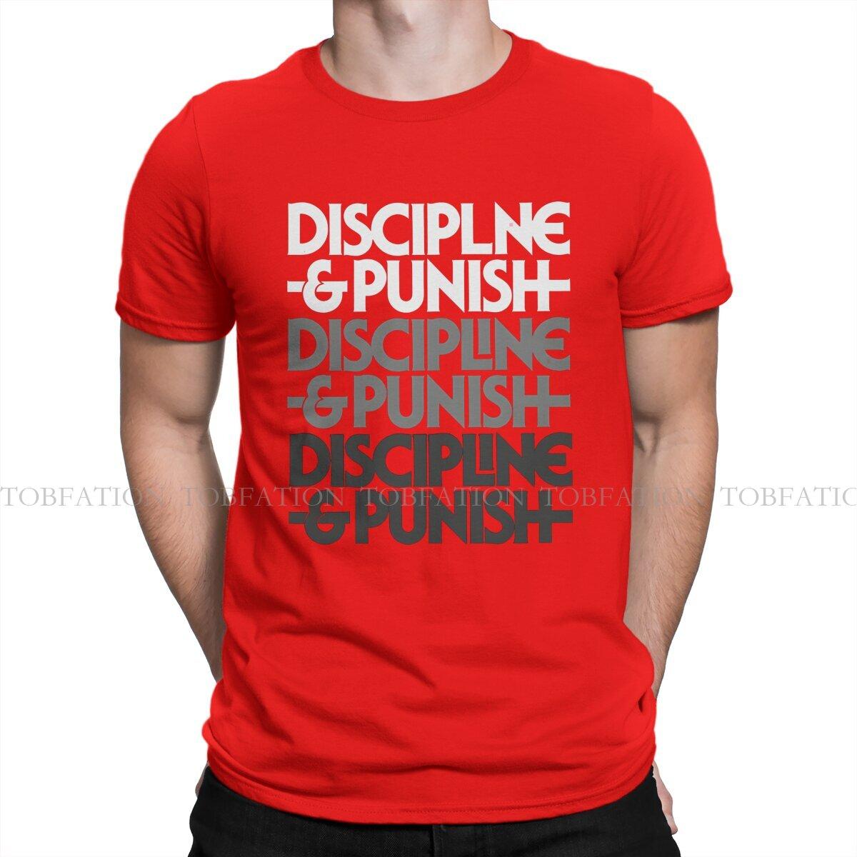 ZX Focault Discipline And Punish BDSM Bondage Discipline Dominance Submission Men T Shirt Cotton Graphic ONeck TShirt Harajuku S