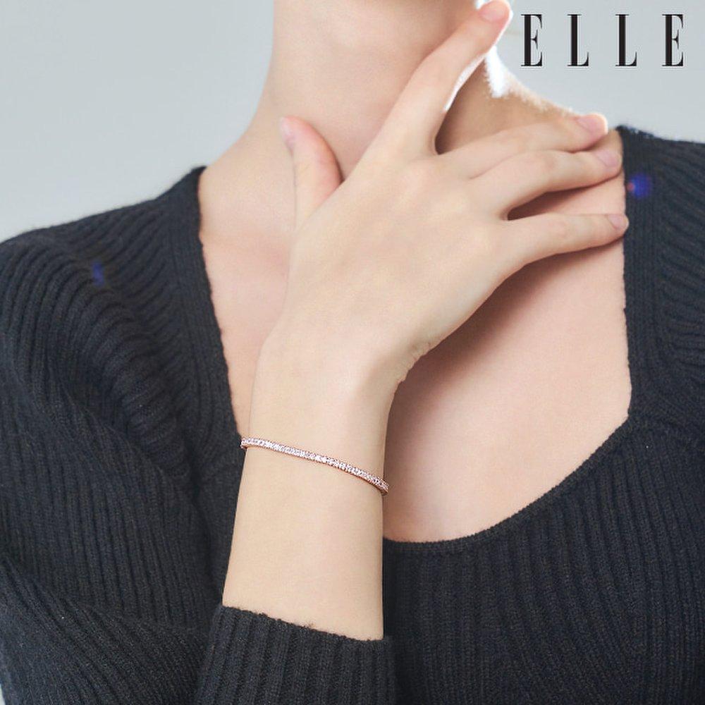 Bold Square Cubic Bracelet Elbrbb087