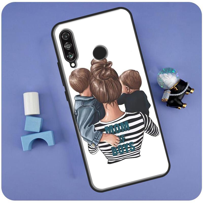Baby Mom Daughter Girl Son Dad For Huawei Nova Y60 Y61 Y70 Y72 Y73 Y90 Y91 12i 11i 3i 7i 8i 9 10 SE P20 P40 P30 Lite Case