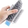 MultiSurface Cleaning Brush With V Shape and Narrow Bristles For Tile Grout Shower Corner Tight Space Efficient Scrubber