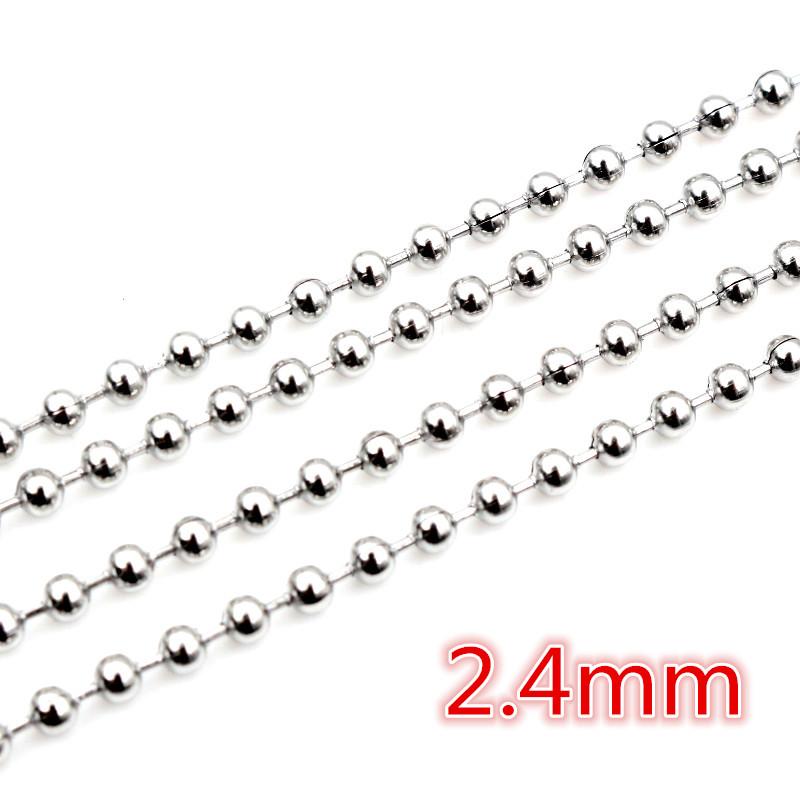 5 Meters/Lot Never Fade Stainless Steel Multi Styles Necklace Chains For DIY Jewelry Making Findings Accessories Handmade