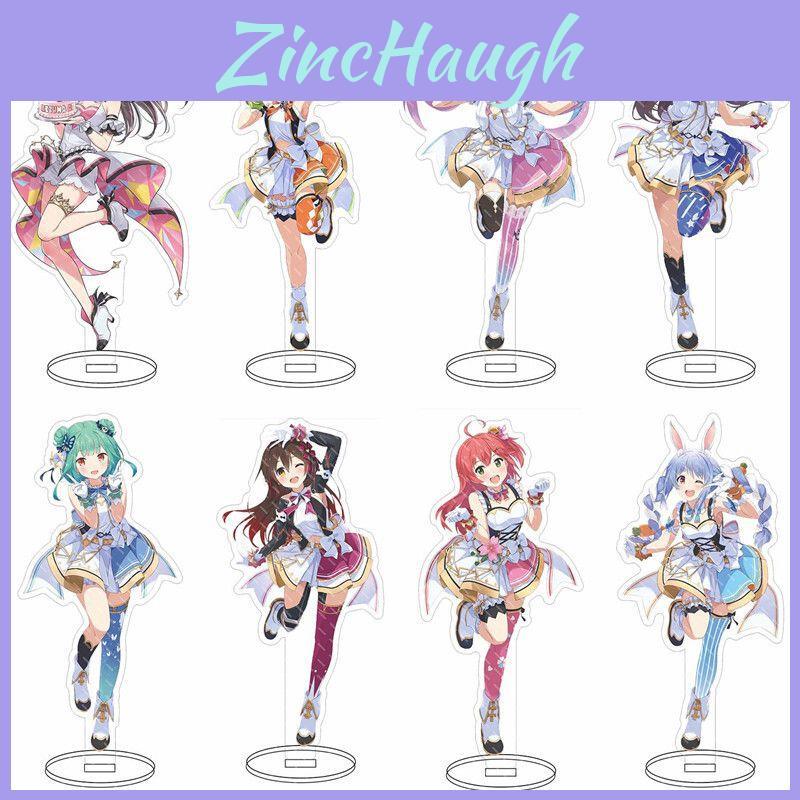 Hololive Vtuber Acrylic Stand Charming Desktop Decor With Fubuki Okayu Ayame Subaru Matsuri