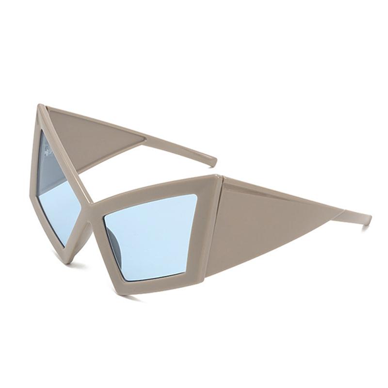 

Женские модные солнцезащитные очки для вечеринок, большие, с декоративными элементами, трендовый аксессуар для дам Fashion