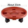 Tray With Wheels Flower Pot Supports for Pots Plastic Indoor Plant Home and Garden Bonsai Support Water Mini Bases Under