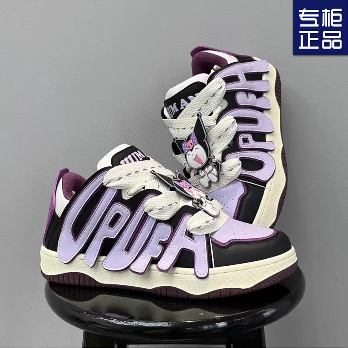 

Туфли-хлеб женские нишевые хайстрит hellokitty американские ретро кроссовки для пары 40 фиолетовый