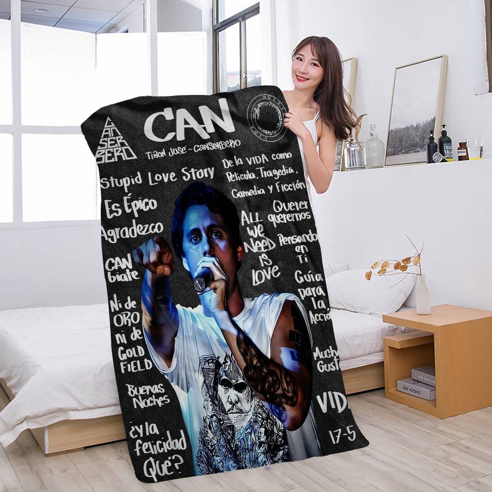 Canserbero Pop Music Singer Star Beach Towel Colorful Bath Towels for Girl Microfiber Quick Dry Sand Free Beach Yoga Spa