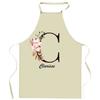 Tablier De Cuisine - Clarisse Lettre - Impression Bretonne - Coton Résistant - Liens Ajustables