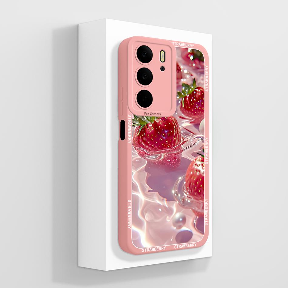 For Realme C75 C75X C73 C71 Case Painted Flowers Soft Liquid Silicone Back Cover For Realme C 75 Full Protection Phone Bumper