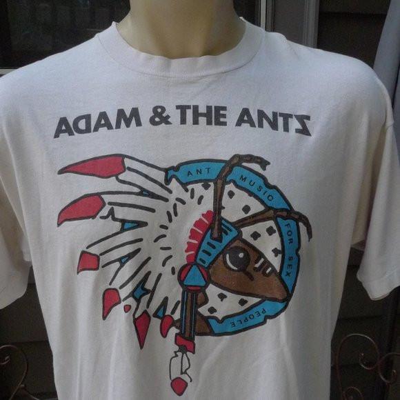 Adam and the Ants - Ant Music for Sx People VTG Unisex Short Sleeve  TT28 Unisex T-Shirt L