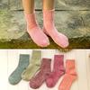 5 Paar Damen Thermosocken für den Winter - Weich & Grob Gestrickt, Perfekt für den Außenbereich & Täglichen Komfort