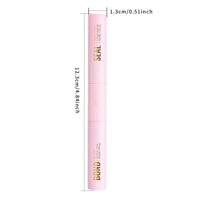 Glue False Eyelashes New Double Heads 2 In 1 Bond And Seal Lash Glue ,Waterproof Long Lasting DIY Cluster Eyelash Glue Cosmetics