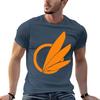 Avali Logo Orange T-Shirt Athletic Fit Sportliches Kurzarm Oberteil