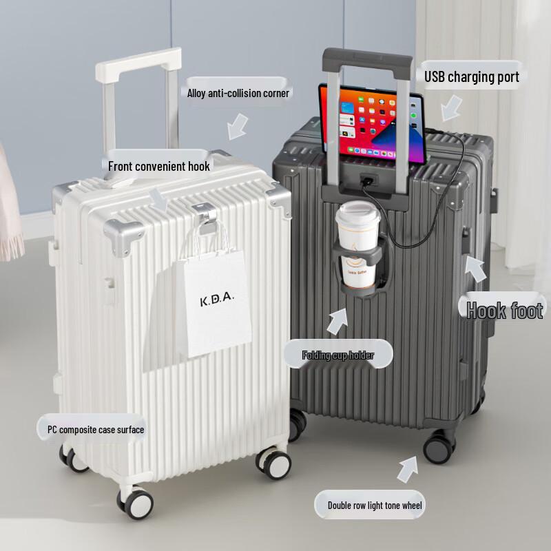 Xin Jing Zhou 28-inch Durable Hardside Travel Luggage