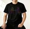 Groovy Protogen Brust Linienzeichnung Anime Grafik Unisex T-Shirt Streetwear Y2K Furry Cosplay Ästhetik Cyber Kawaii Gamer Kleidung T-Shirt