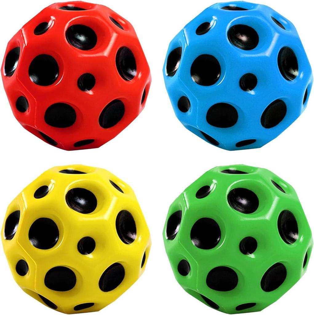 7cm High-Rebound PU Bouncy Ball - Coral Moon Rubber Wrist Toy, Hot Seller