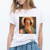 Michelangelo Statue Art Painting Female T Shirt Harajuku Plus Size Graphic T Shirts Women Casual Kpop.Png