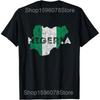 Nigerian Flag Heartbeat Nigeria T Shirts Men Women Pure Cotton Humor Streetwear Tee Shirt Short Sleeve Unisex Loose Clothing