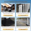 Urban Traffic Zinc Steel Road Guardrail: Beijing Style Municipal Isolation Barrier