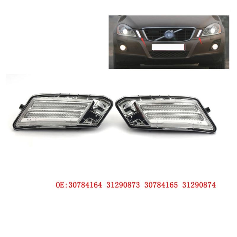 Car Front Bumper Bar Turn Signal Fog Lamp LED Indicator Light 30784165 For Volvo XC60 2008-2013 Right
