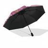 1PC Unicorn Clouds Umbrella-8-Rib Reinforced, Automatic Open, Lightweight & Durable, Fashion Accessory for Outdoor, Beach L0398