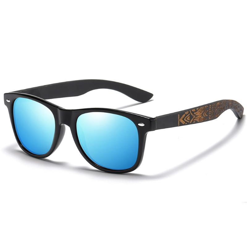 New Classic Men Ultraviolet Sunglasses Fashion Wood Male Driving Riding Sports Sun Glasses Wooden Bamboo Eyewear UV400 Shades