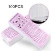 Rouleaux de papier ciré Non tissé pour épilation, 100 pièces, bande de cire pour épilateur, tampons pour épilation du corps
