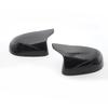 For BMW F25 X3 F26 X4 F15 X5 F16 X6 14-18 M Style Look  Rearview Side Wing Mirror Cover Cap Carbon Fiber Pattern Black