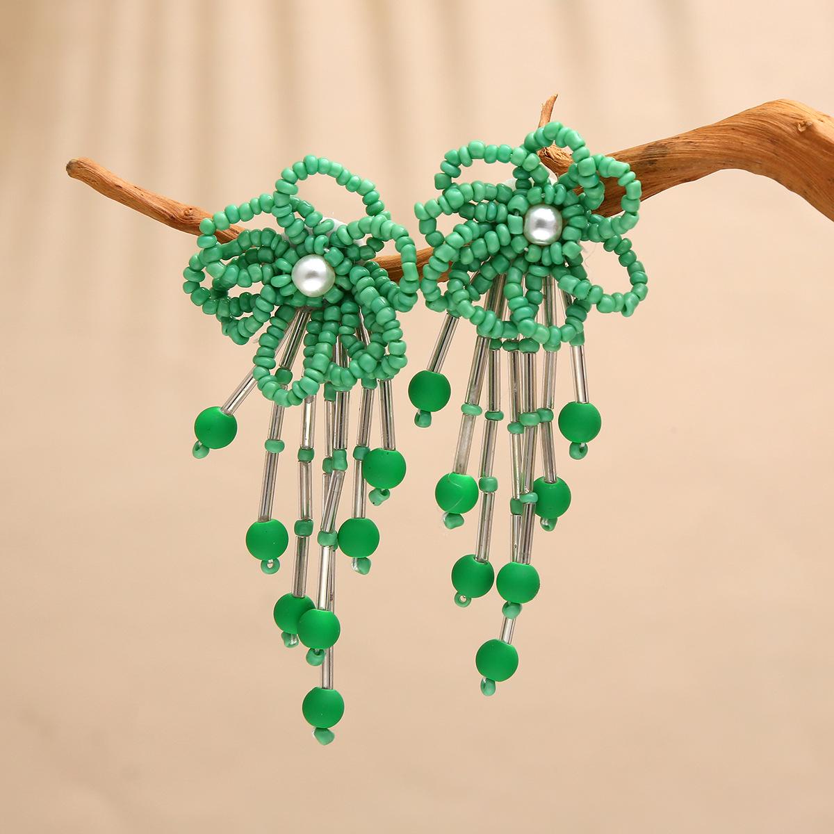 

Elegant Crystal Flower Tassel Earrings - Exquisite, High-End Jewelry for Gentle Ladies