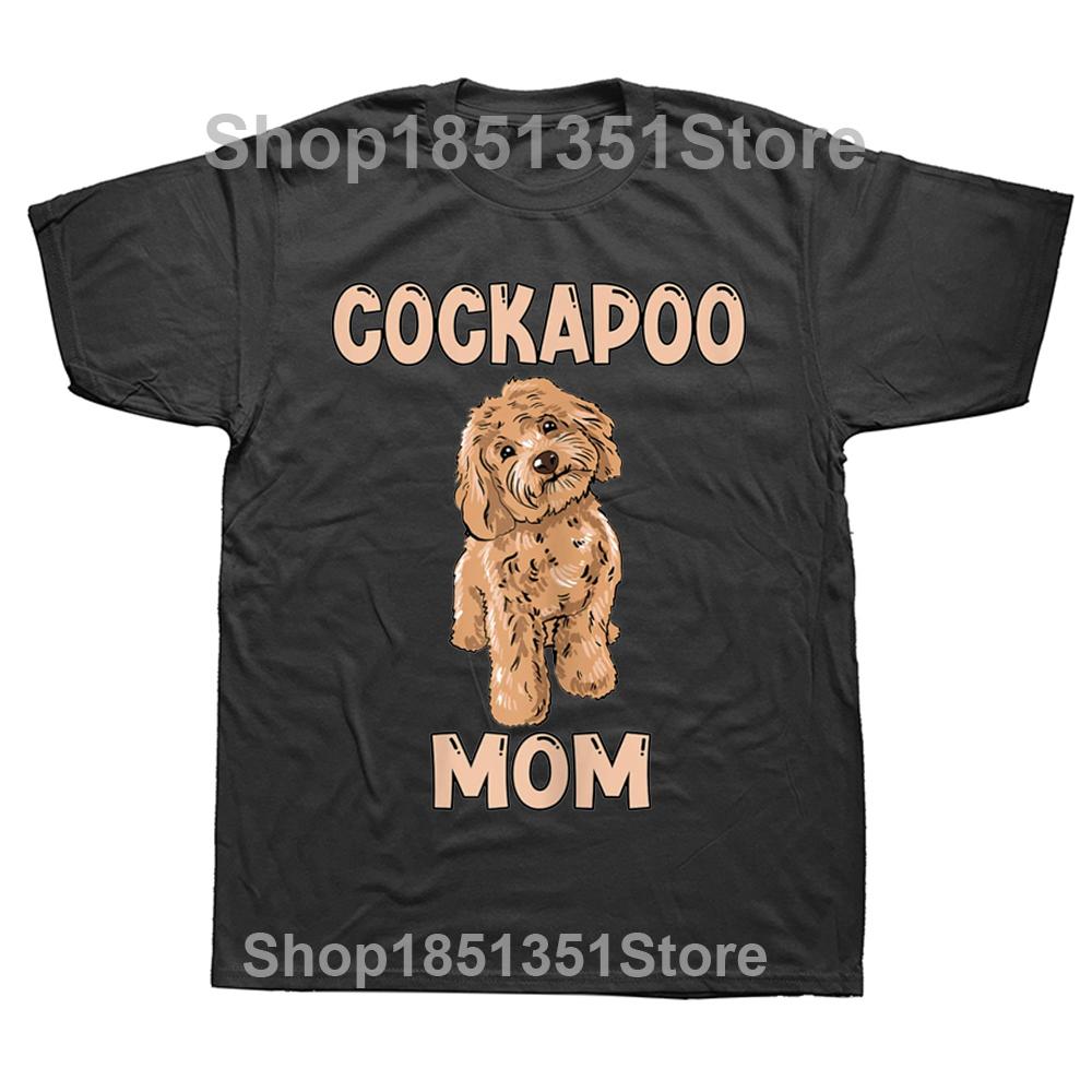 Süßer Cockapoo Hundemama Besitzer Liebe T-Shirts Grafik Streetwear Kurzarm Geburtstagsgeschenke Sommer Stil T-Shirt Herrenbekleidung