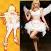 Anime Character Panty Cosplay Costume Lolita White Sexy Fancy Dress Angel Wing Gown Halloween Party Clothes Outfit For Women